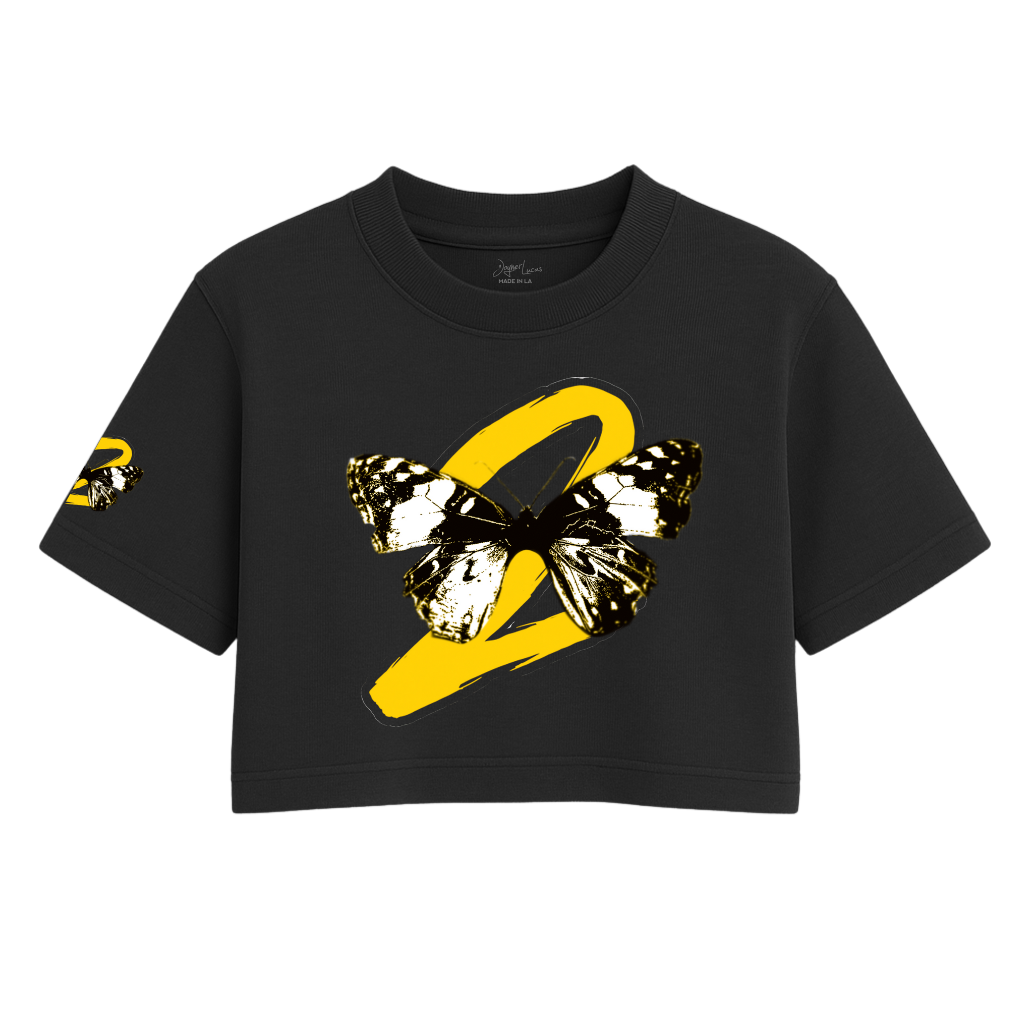 Female - Sleeve 2 Butterfly Crop Tee