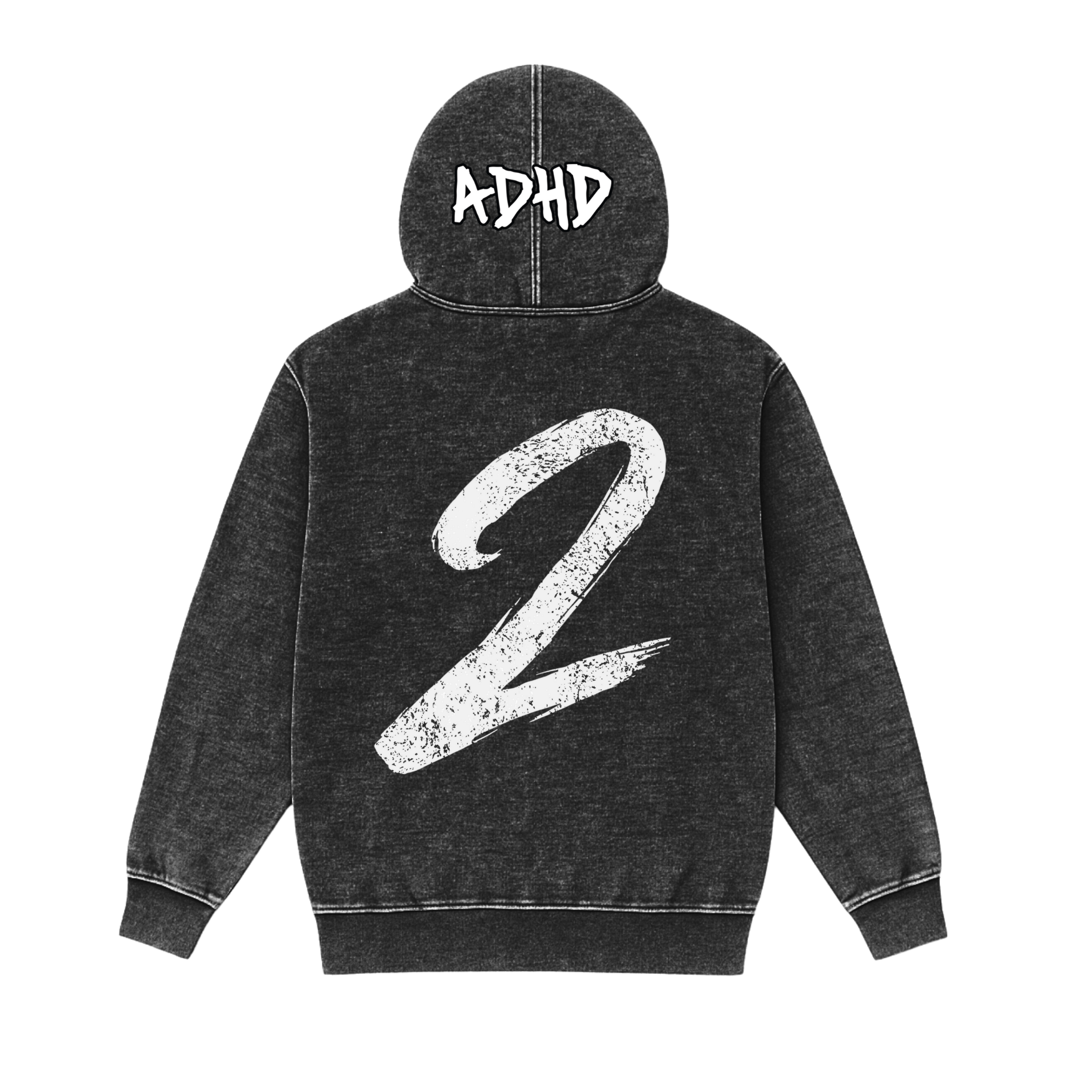 Mineral Wash Hoodie ADHD2