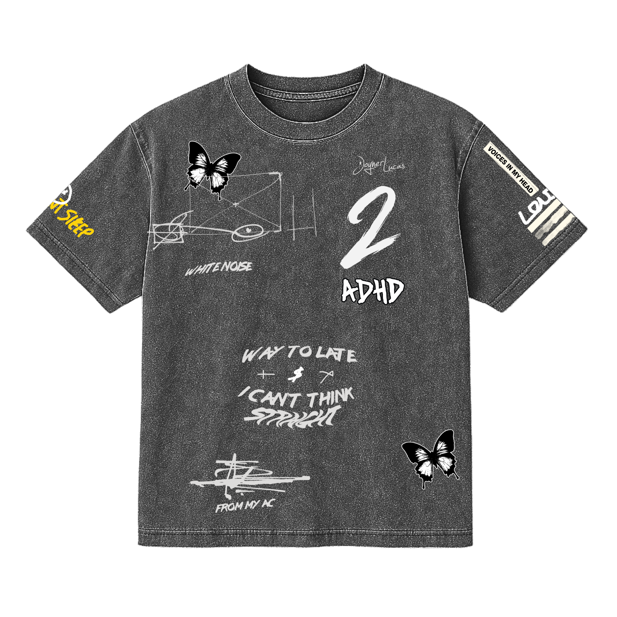 White Noise Mineral Wash T-Shirt