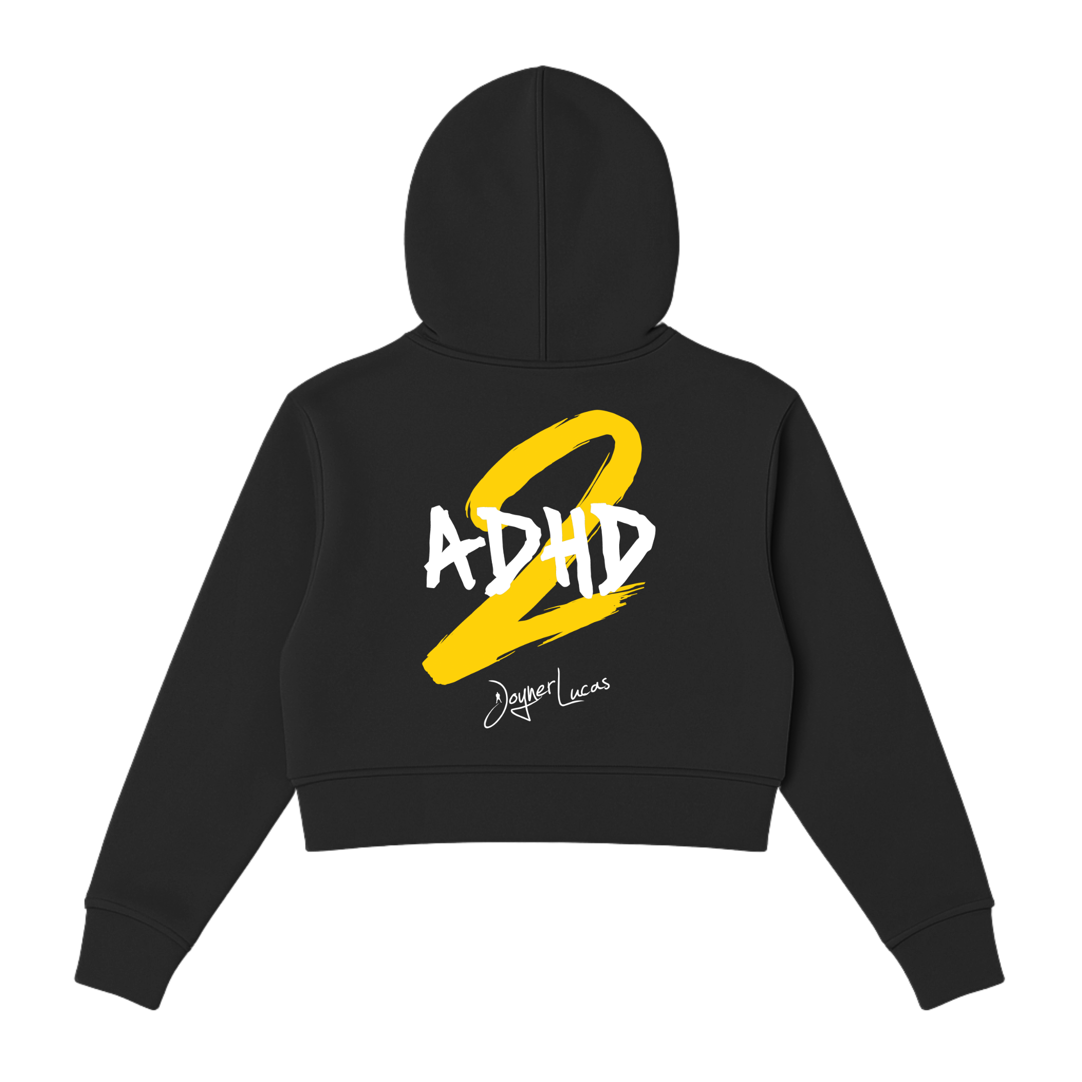 Women's ADHD2 Logo Crop Hoodie