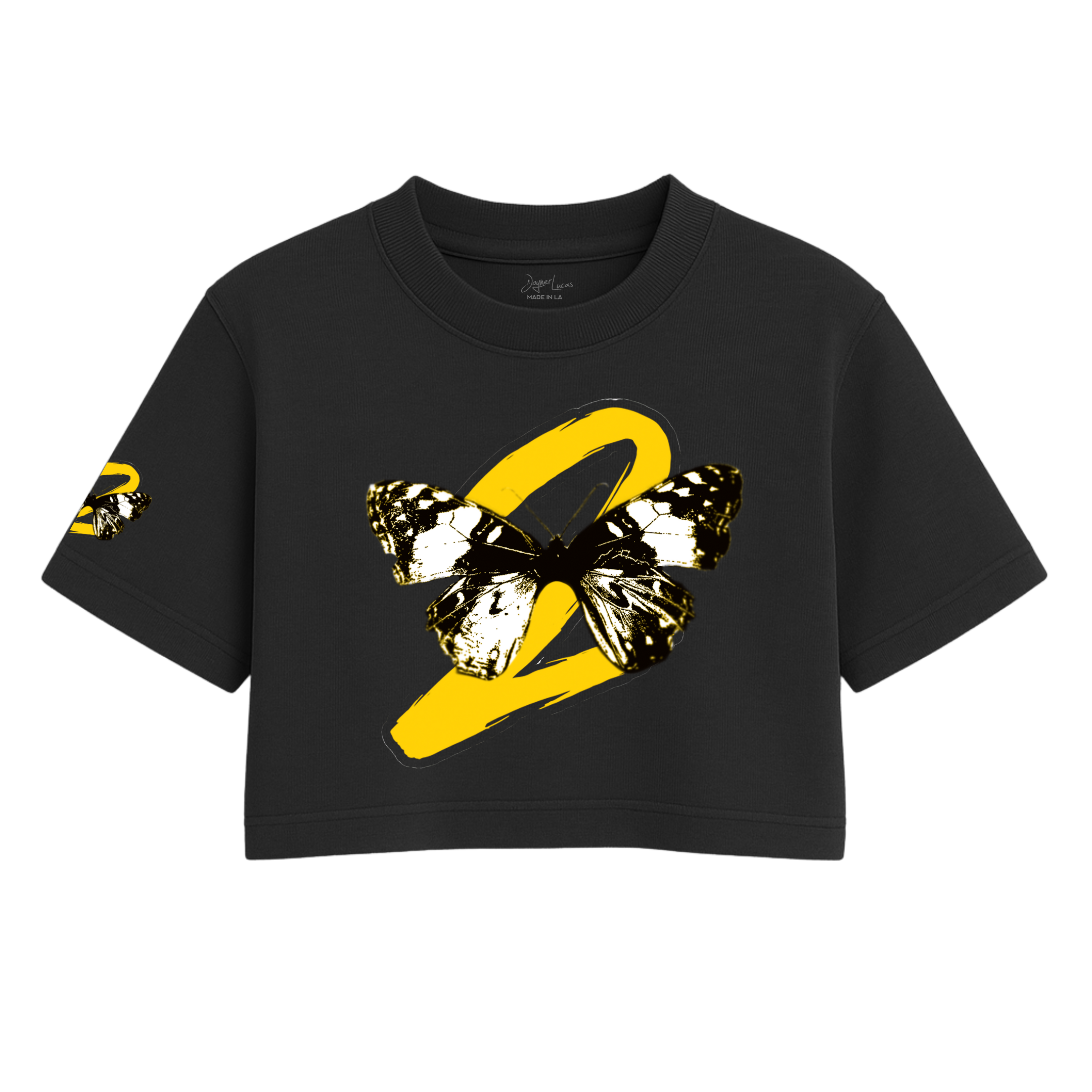 Female - Sleeve 2 Butterfly Crop Tee