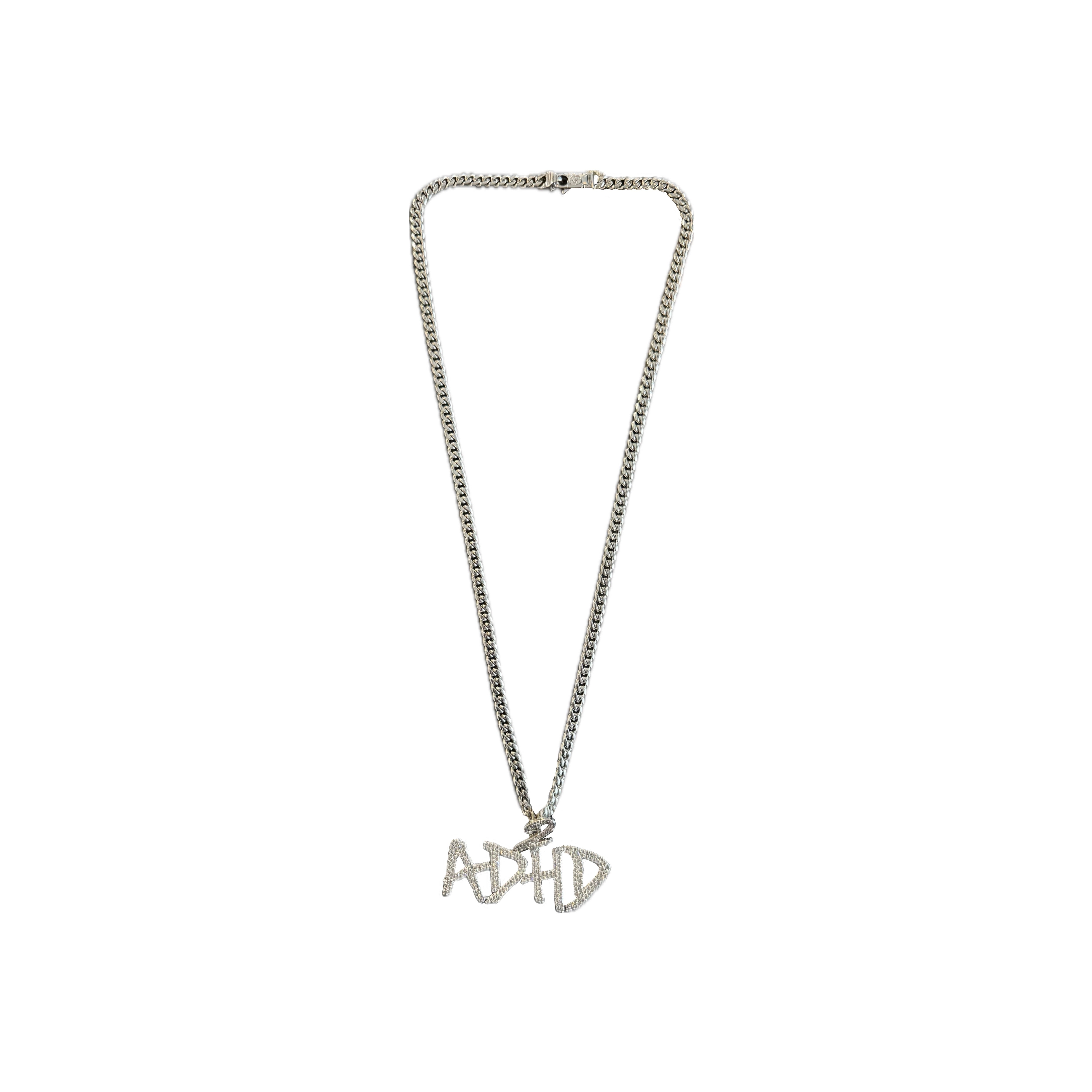 ADHD 2 Iced Out Necklace