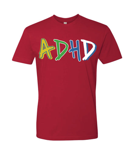 Red ADHD T-shirt